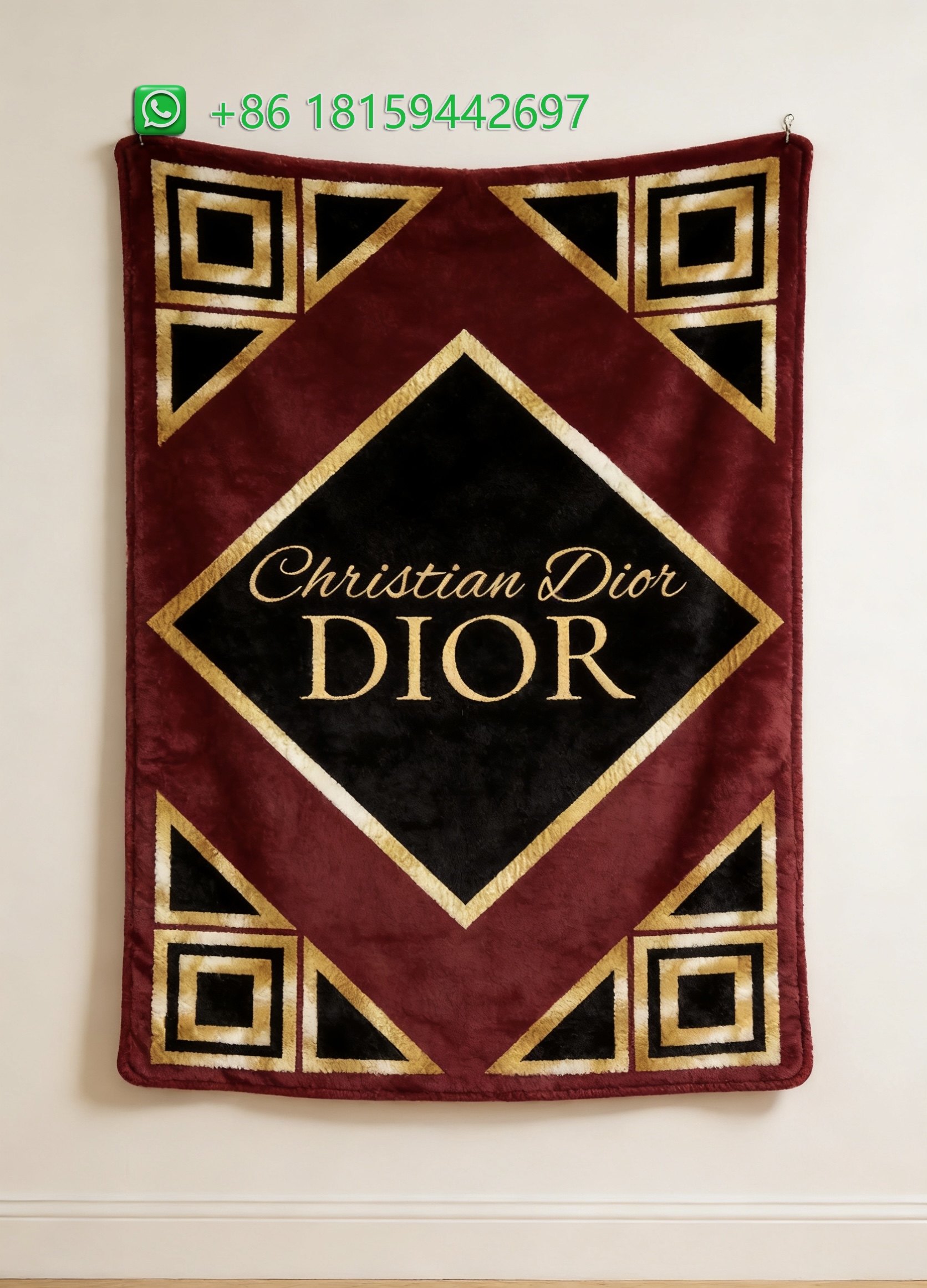 Dior Throw Blankets